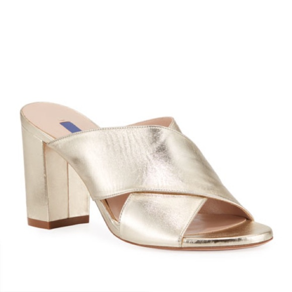 Stuart Weitzman Galene Gold Sandal